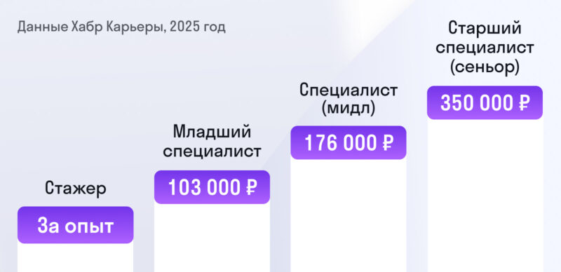 Данные Хабр Карьеры, 2025 год