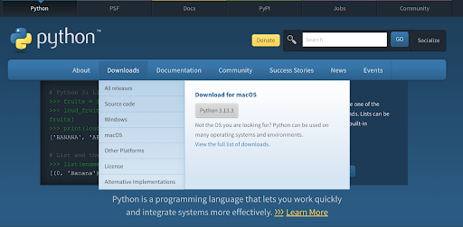 python