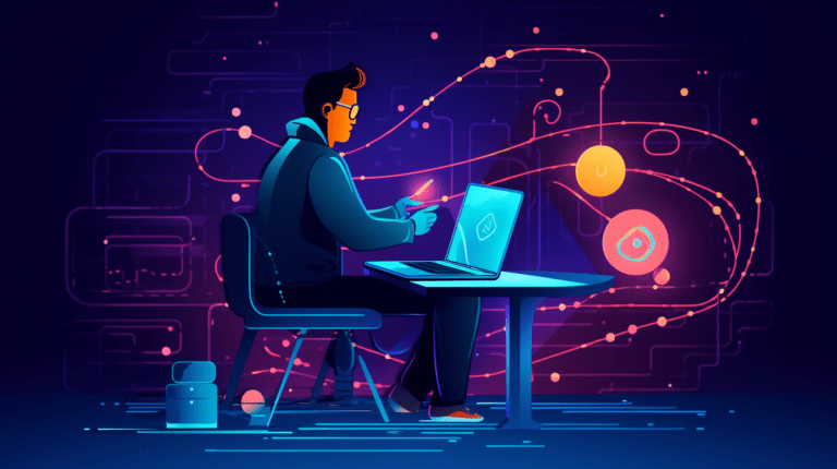 Web developer connecting to an API