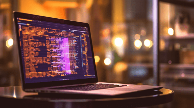 Computer screen displaying PHP code