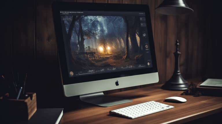 Website background with dark overlay
