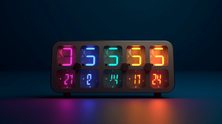 Stylish countdown timer for an event