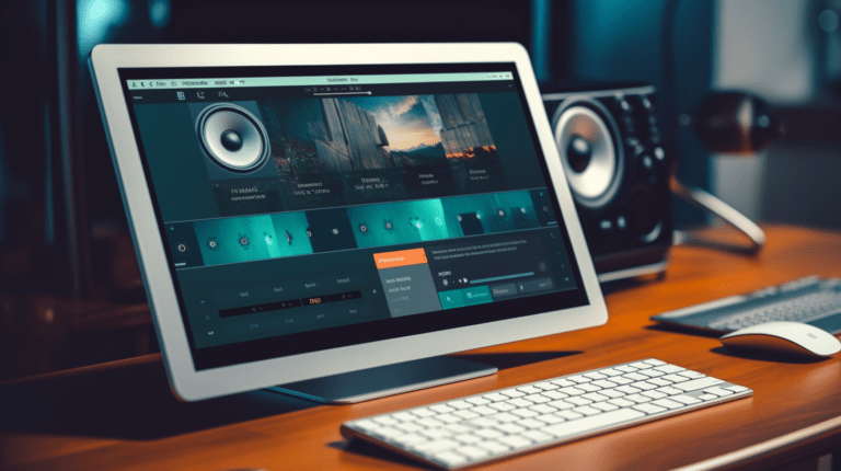 Accessible website on a computer screen