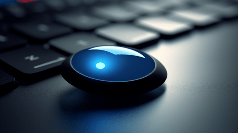 Cursor hovering over a button with a tooltip bubble