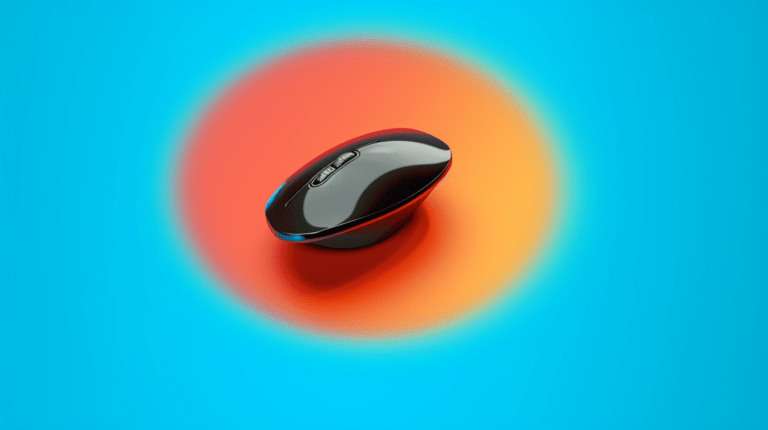 Cursor hovering over a website button with hover effect