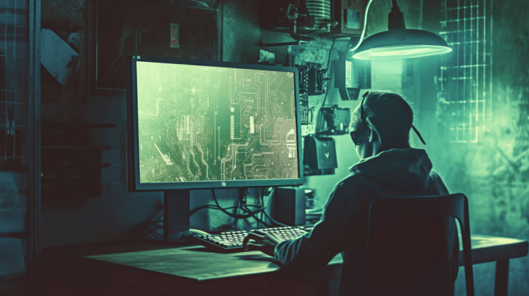 Person using smooth scrolling on a computer