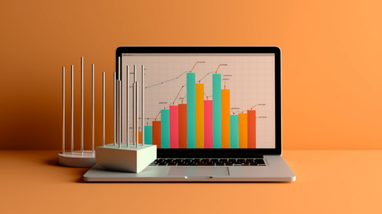Analyzing website statistics with charts