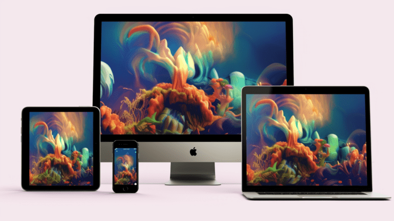 Different image resolutions on different screen sizes.