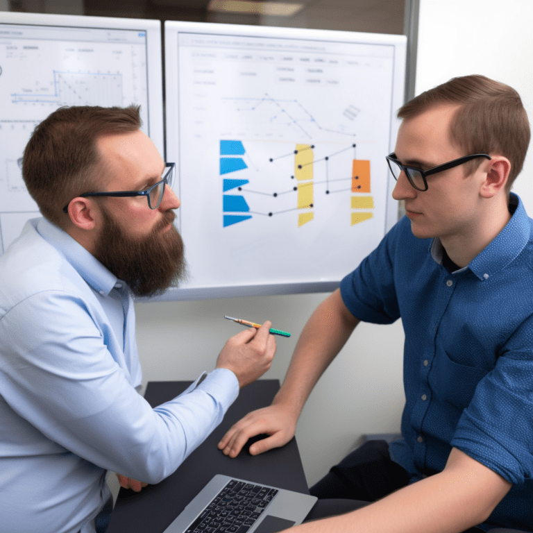 Developers implementing continuous integration and software testing