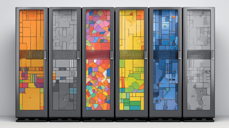 Physical server and multiple websites representation.