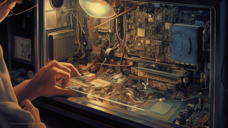 Hardware interface testing visualization.