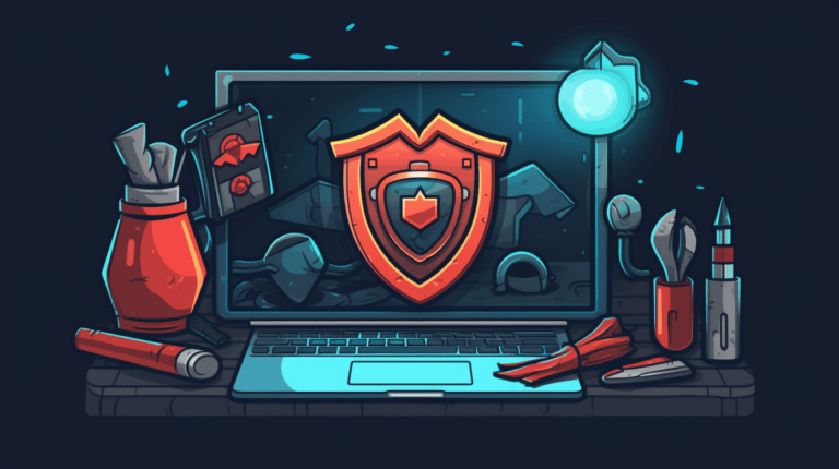 Computer undergoing vulnerability testing.