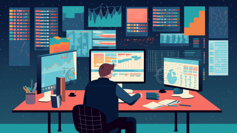 Data analyst performing data wrangling.
