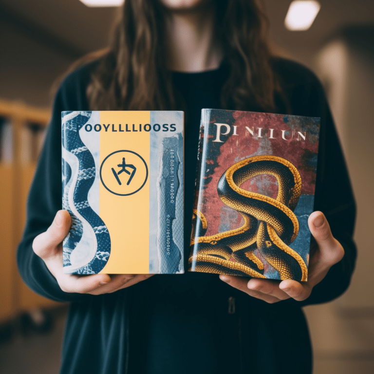 Person holding Python module and library books