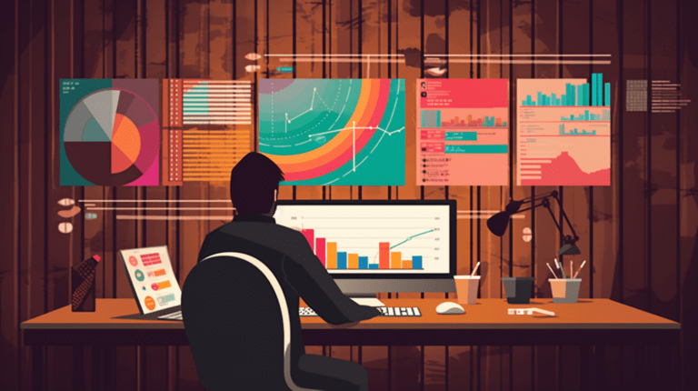 Analyzing data with Power BI.