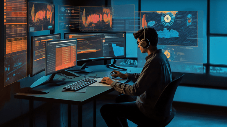 Tester working with virtual machines for software testing