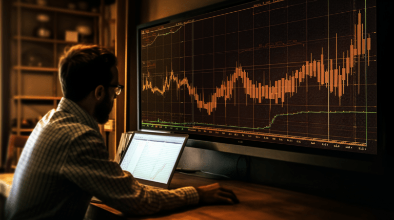 A data analyst forecasting time series data.