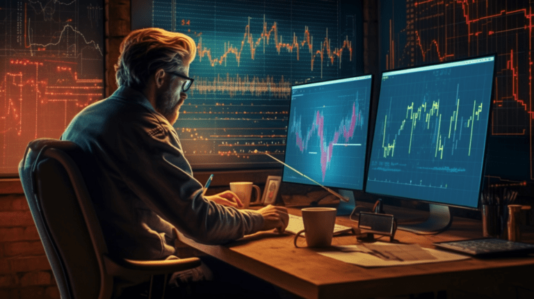 Data analyst forming hypotheses.