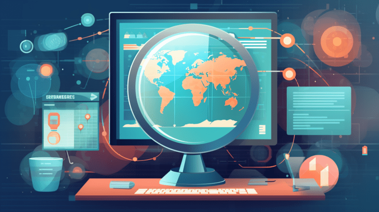 Localization testing concept on a computer screen