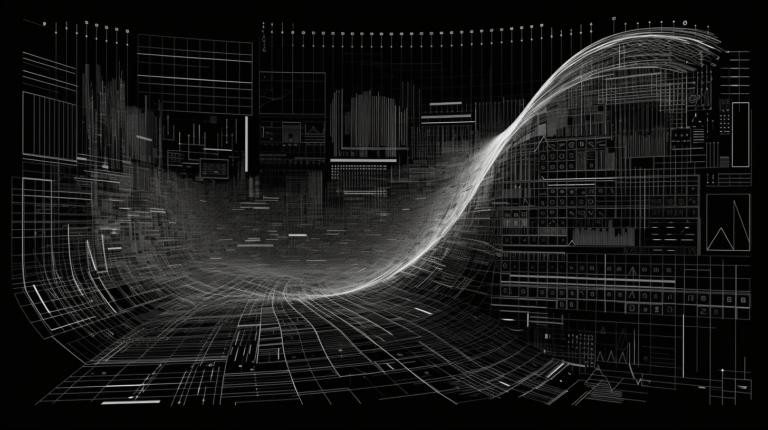 Computer screen with font style representations.