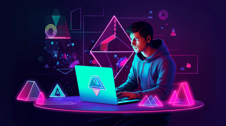 A programmer working with design patterns in Python.