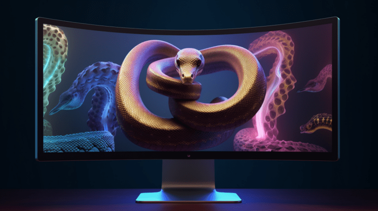 Python programming language being used for cross-platform applications.