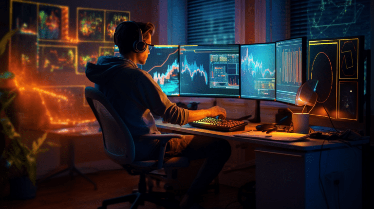 A programmer writing Python code for cryptocurrency trading.