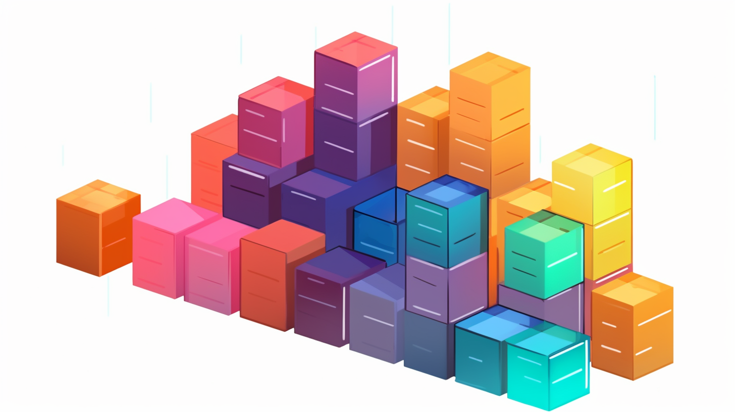 Visual representation of summing array elements in JavaScript.