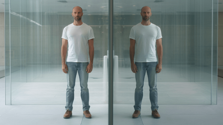 Programmer and his cloned object in JavaScript.