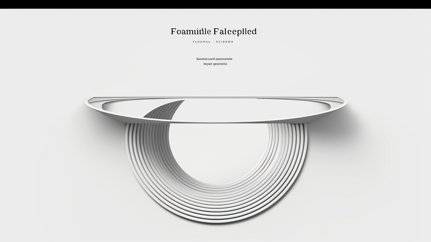 Transformation of a text field into a circular shape.