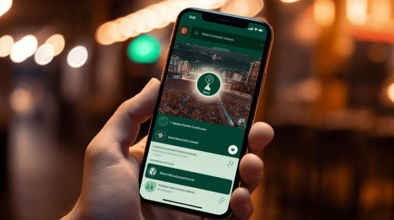 WhatsApp link preview with an image on a smartphone screen.