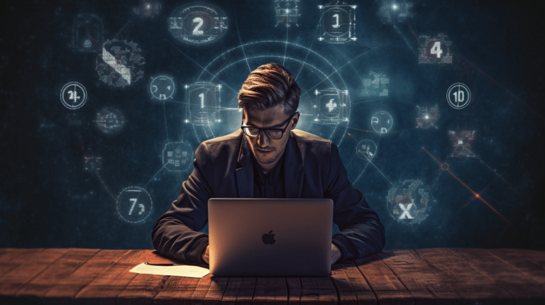 Programmer working with mathematical functions in JavaScript.