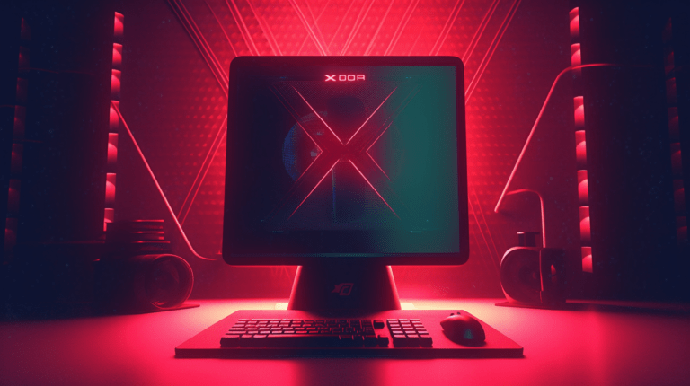 Computer encountering an error.