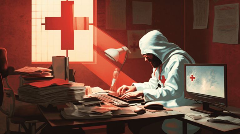 Troubleshooting a computer error.