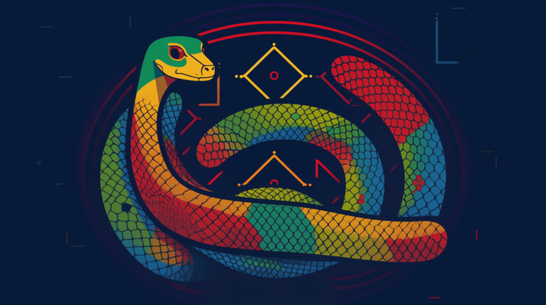 Python, Pip, and Conda illustrated as interconnected shapes.