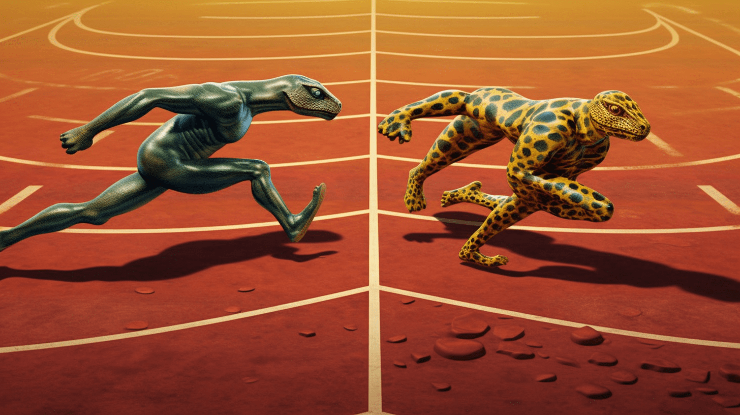 A race between PyPy and CPython, demonstrating the advantages and challenges of PyPy.