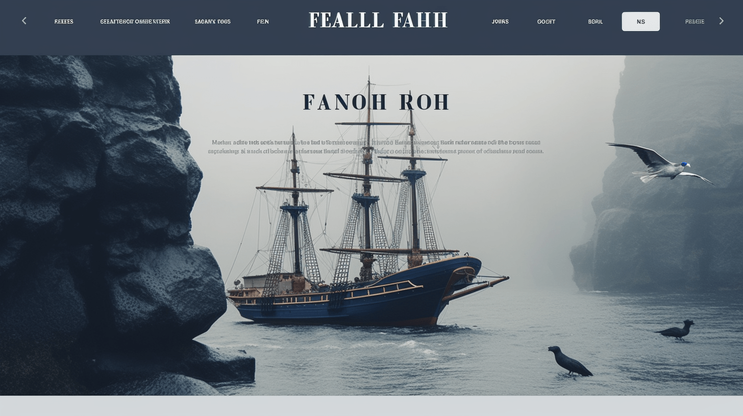 Web page with fixed header and anchor link navigation.