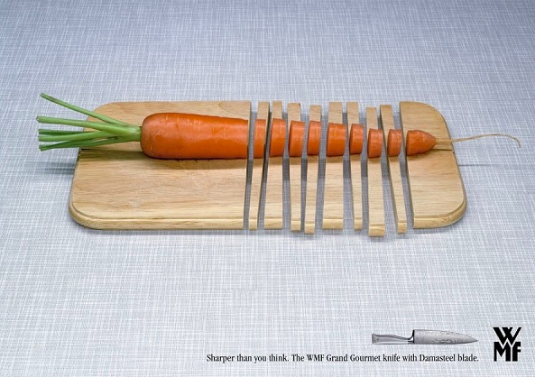 Реклама ножей WMF Kitchen Knives