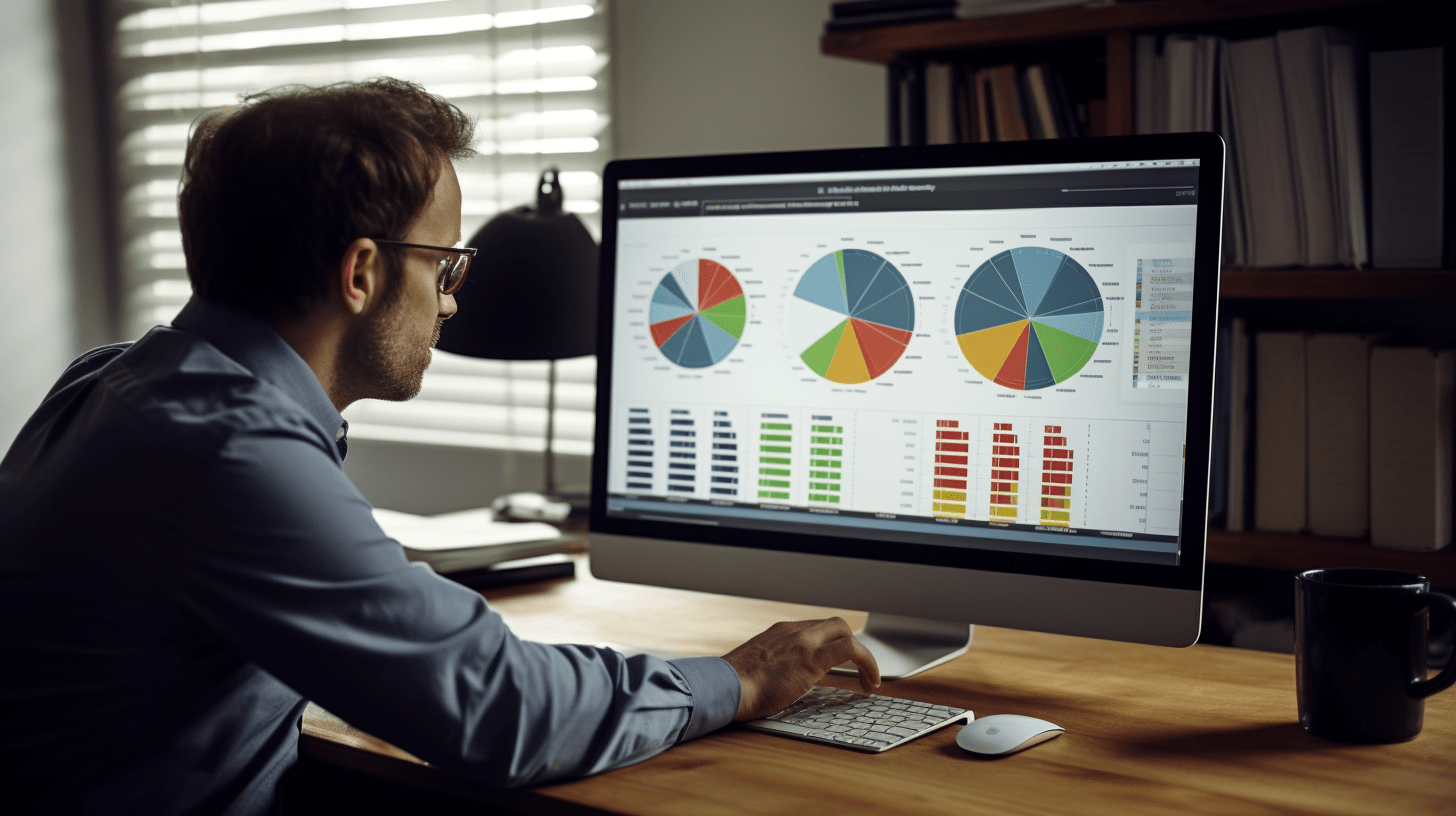 Data analysis in CRM systems.