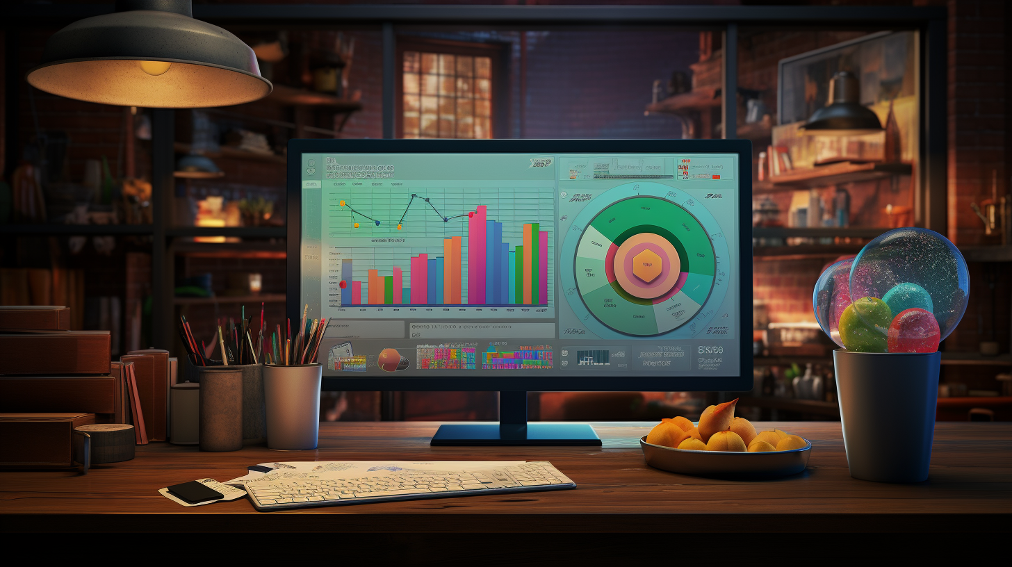 Visualization of dashboards and data marts.