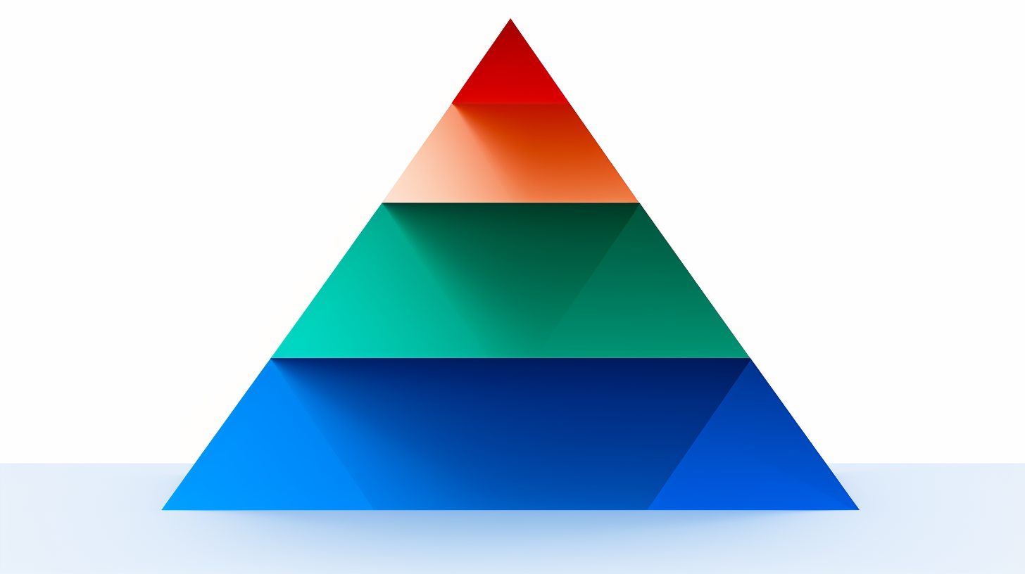 Pyramid representing different domain levels.