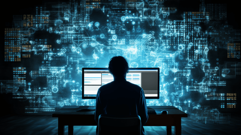 A person creating a unique web domain.