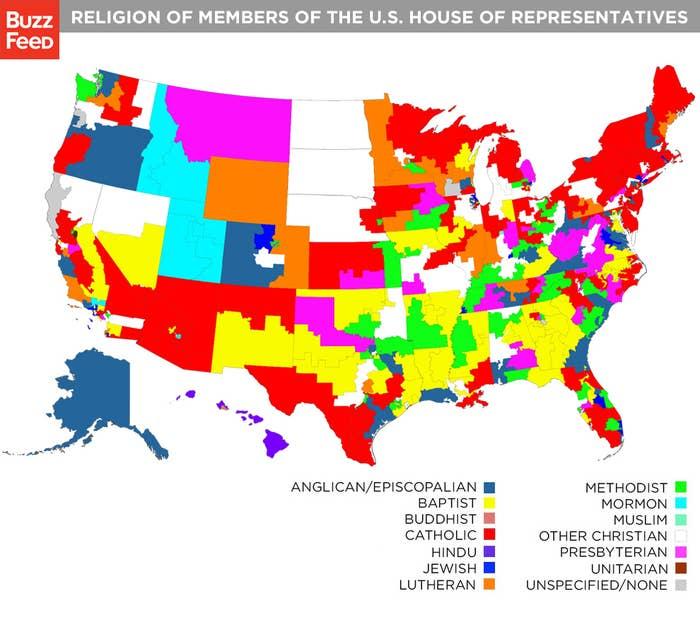 religion of members of te us house of representatives