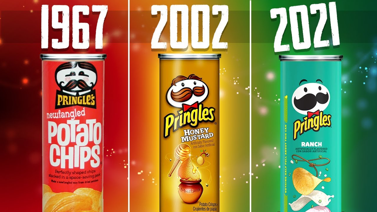 упаковки чипсов по годам