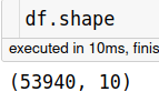 df.shape