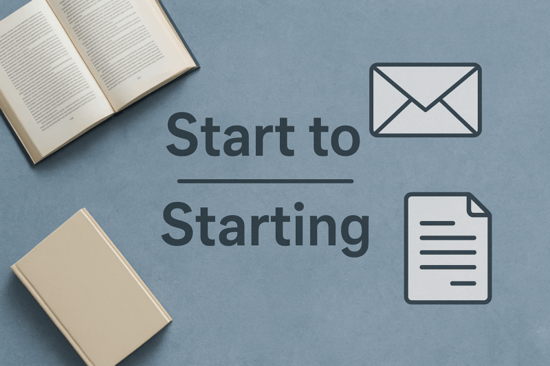 start-to-или-starting-что-выбрать-в-английском