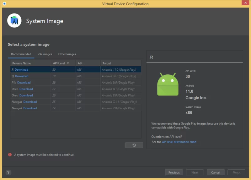 Как выбрать версию андроида в Android Studio