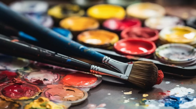 Customizing website fonts with a color palette, font shape, and paintbrush