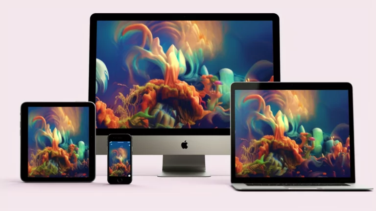 Different image resolutions on different screen sizes.