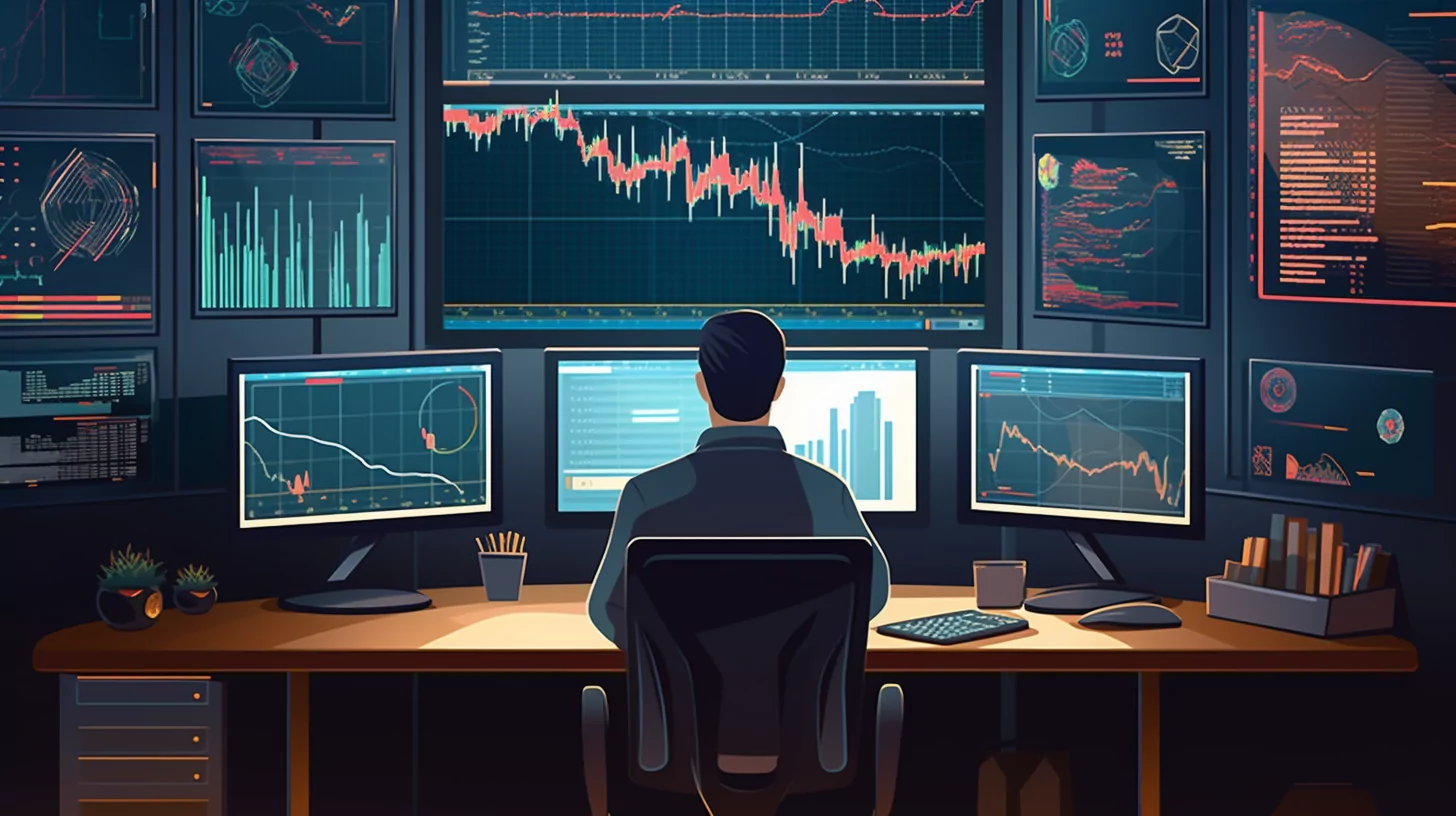 Data analyst using automation tools.